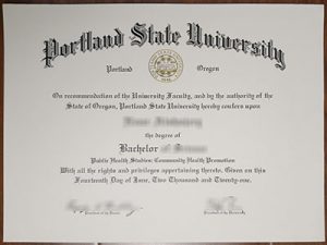 Portland State University degree