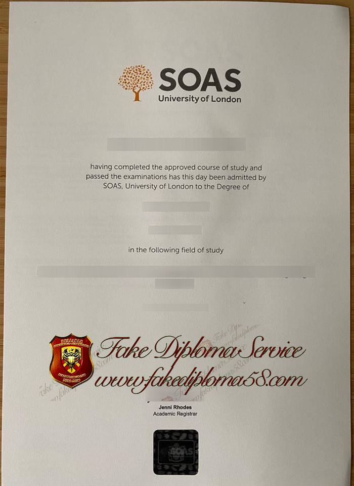 SOAS University of London diploma