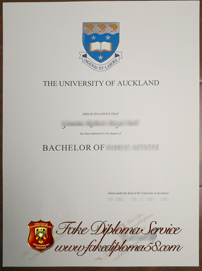 The University of Auckland diploma