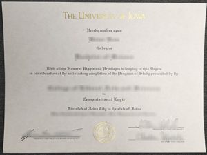 The University of Iowa degree