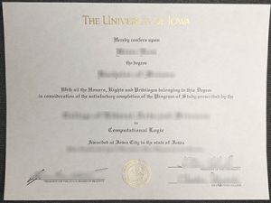 The University of Iowa degree