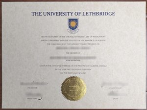 The University of Lethbridge degree