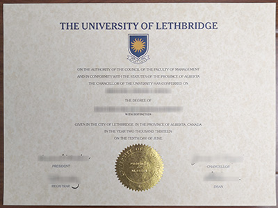 Purchase a fake and high quality University of Lethbridge degree quickly