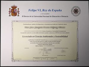 UNED diploma