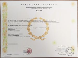 Universite Savoie Mont Blanc degree