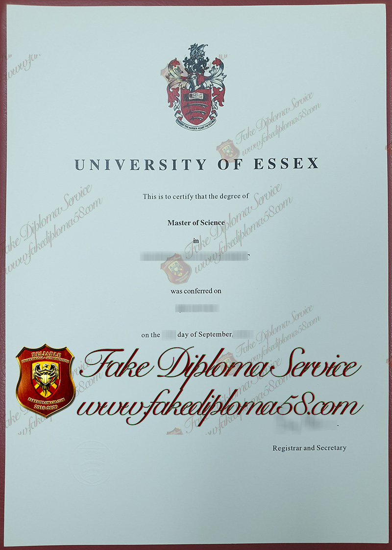 University of Essex diploma