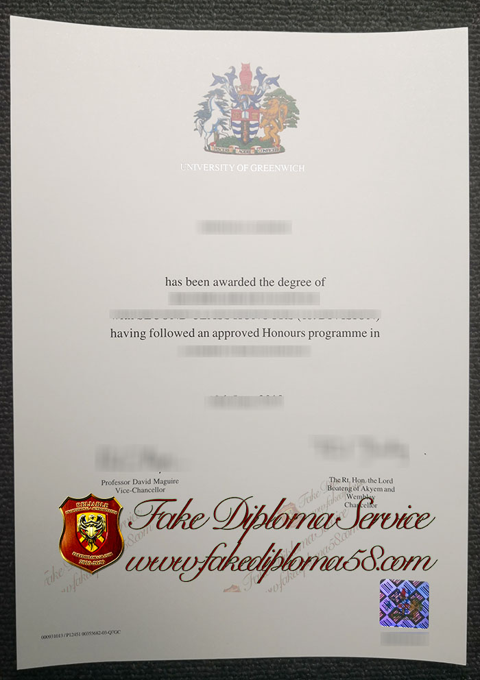 University of Greenwich diploma