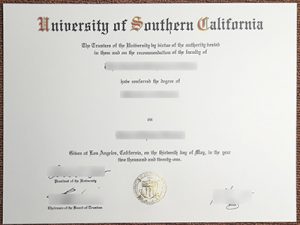 University of Southern California degree