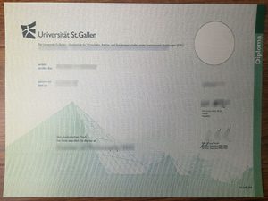 University of St. Gallen degree