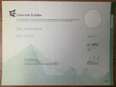 Purchase a fake University of St.Gallen degree online