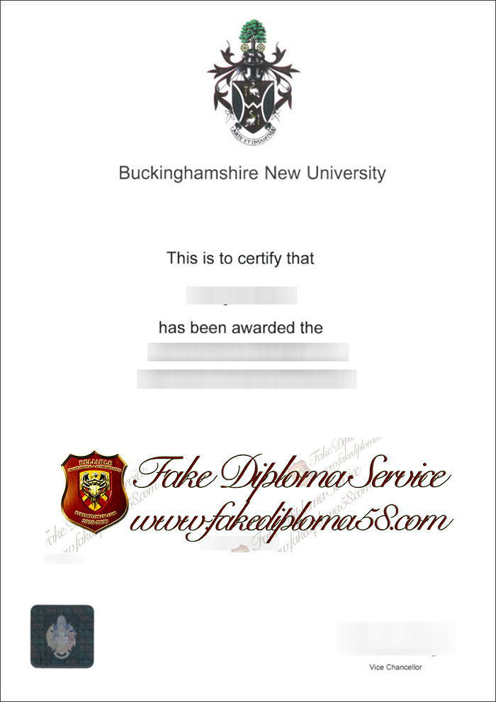 Buckinghamshire New University diploma