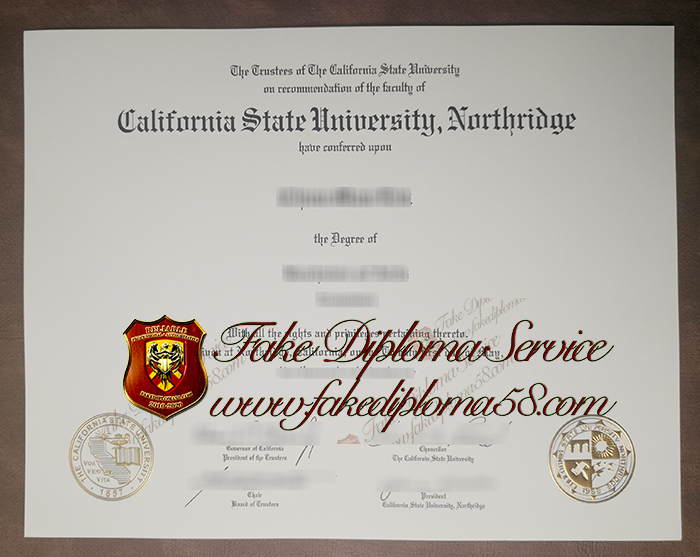 California State University, Northridge diploma