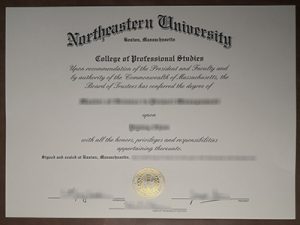 Northeastern University Boston Massachusetts degree