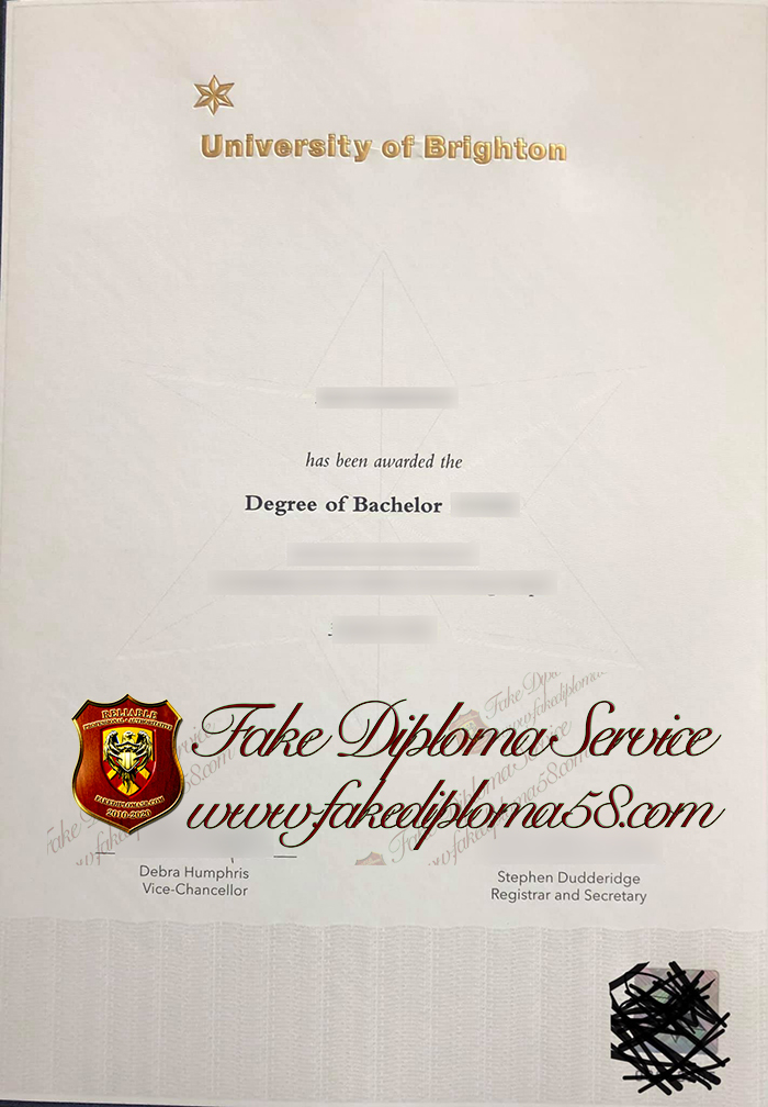 University of Brighton diploma