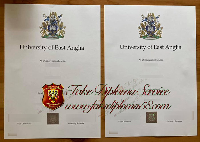 University of East Anglia diploma