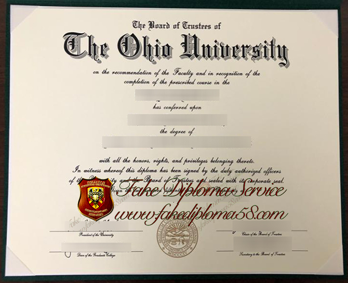 ohio university diploma