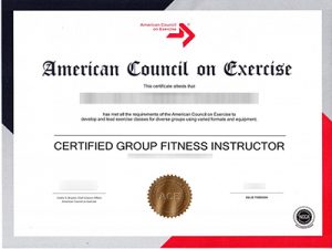 ACE certificate