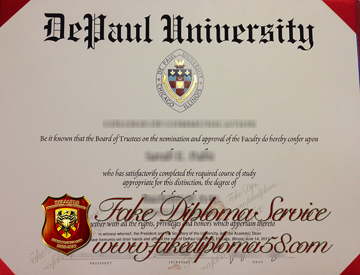 DePaul University degree1