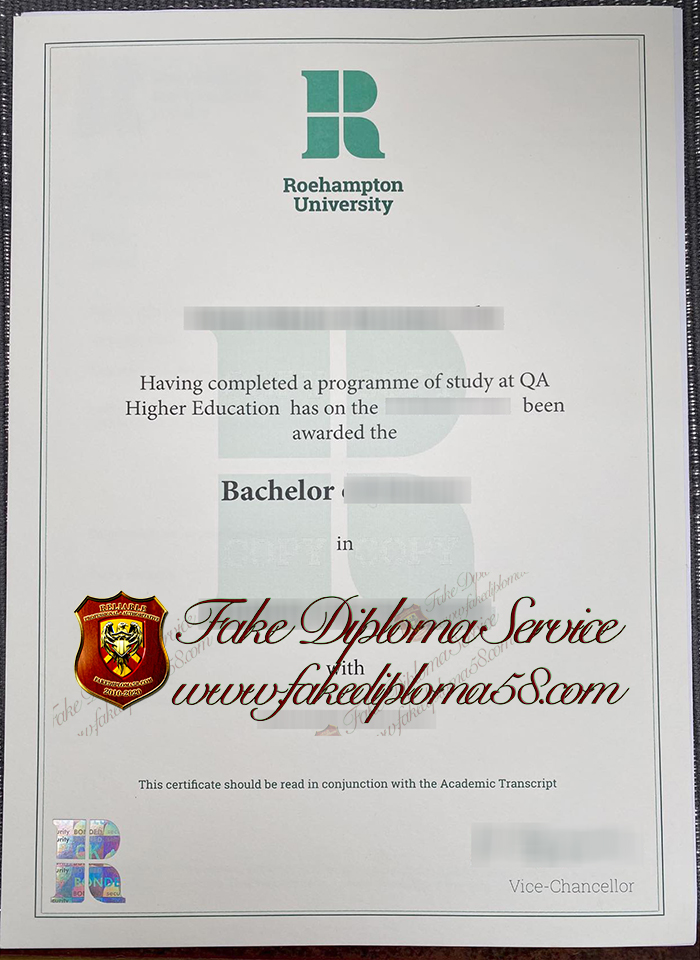 Roehampton University diploma