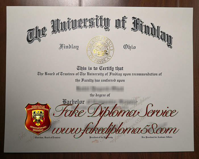 The University of Findlay diploma