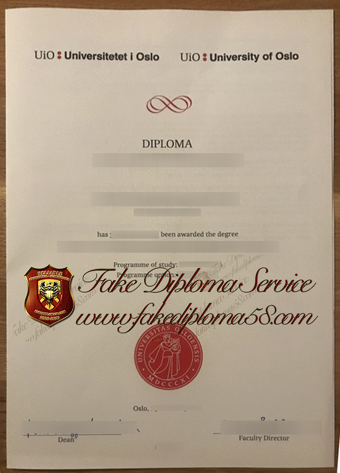 University of Oslo diploma1