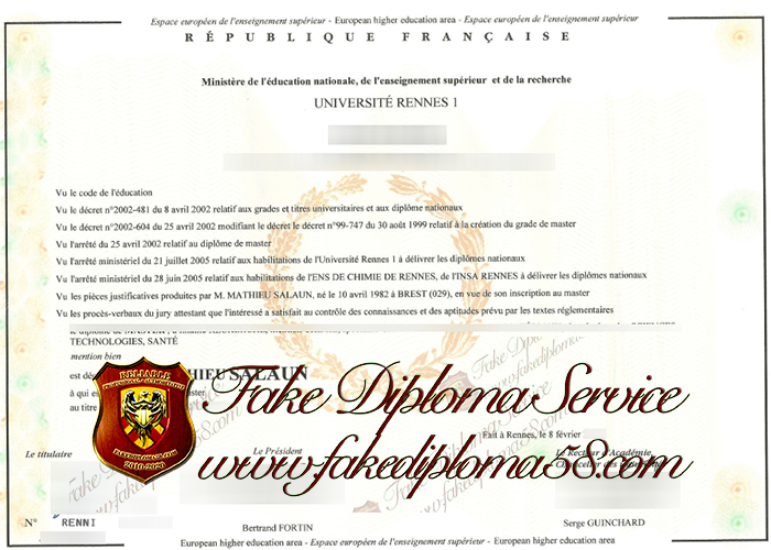 université Rennes 1 diploma1