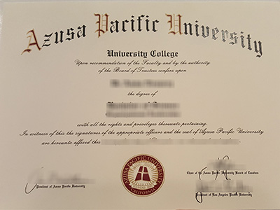 How to purchase a fake Azusa Pacific University degree online?