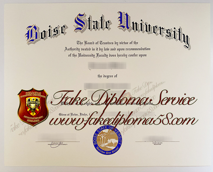 Boise State University diploma1