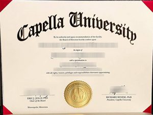 Capella University diploma