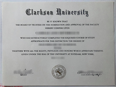 Can i purchase a fake Clarkson University degree from America?