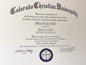 Colorado Christian University degree