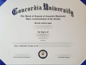 Concordia University degree