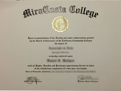Purchase a fake Miracosta College diploma quickly online.