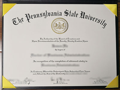 Purchase a fake The Pennsylvania State University diploma,the latest version.