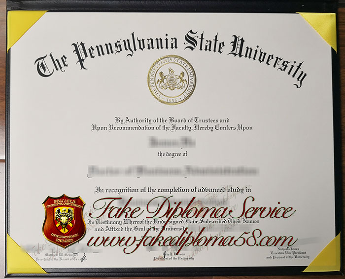 The Pennsylvania State University diploma1