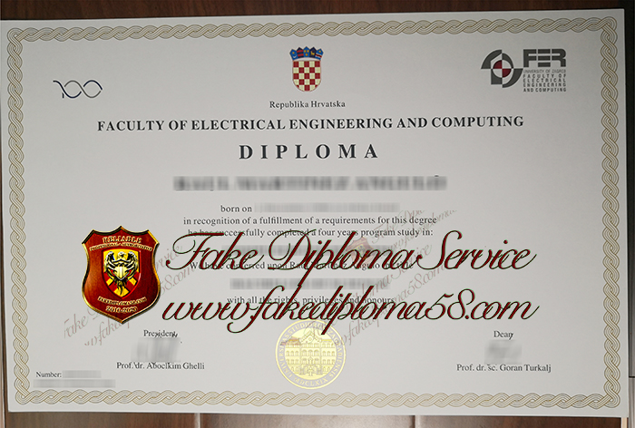 University of Zagreb diploma1