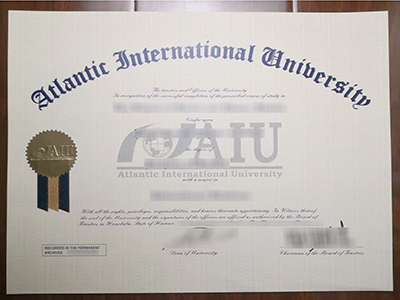Can i obtain a fake Atlantic International University degree quickly online?