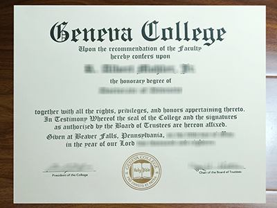 How to get a fake Geneva College degree fast online.