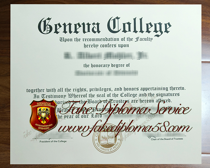 Geneva College degree1