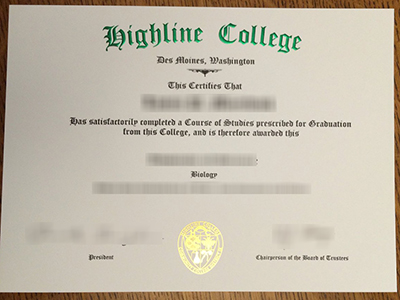 How to obtain a fake Highline College degree quickly?