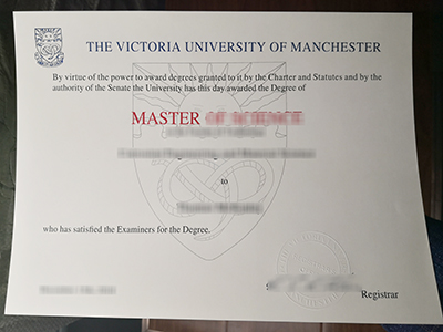 Purchase a fake Victoria University of Manchester degree for a job.