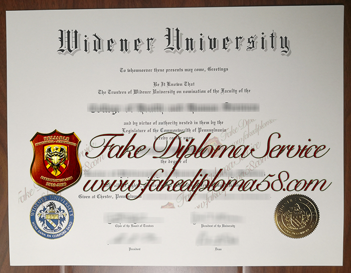 Widener University degree1
