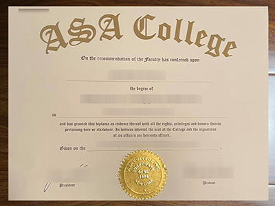 How much does a fake ASA College degree?
