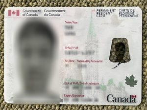 Canadian ID card