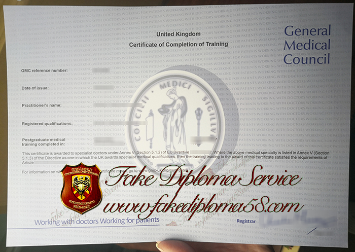 General Medical Council certificate