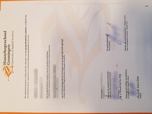 Hanzehogeschool Groningen diploma