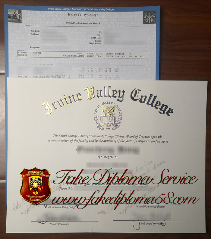 Irvine Valley College degree