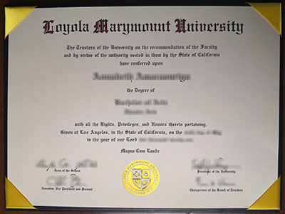 How to obtain a fake Loyola Marymount University degree?