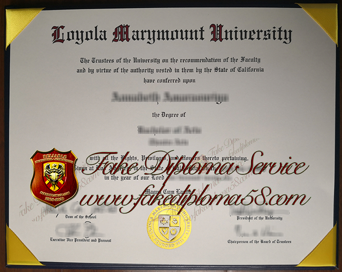 Loyola Marymount University degree