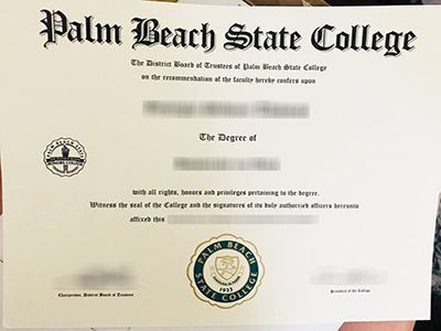 How much does a fake Palm Beach State College degree?